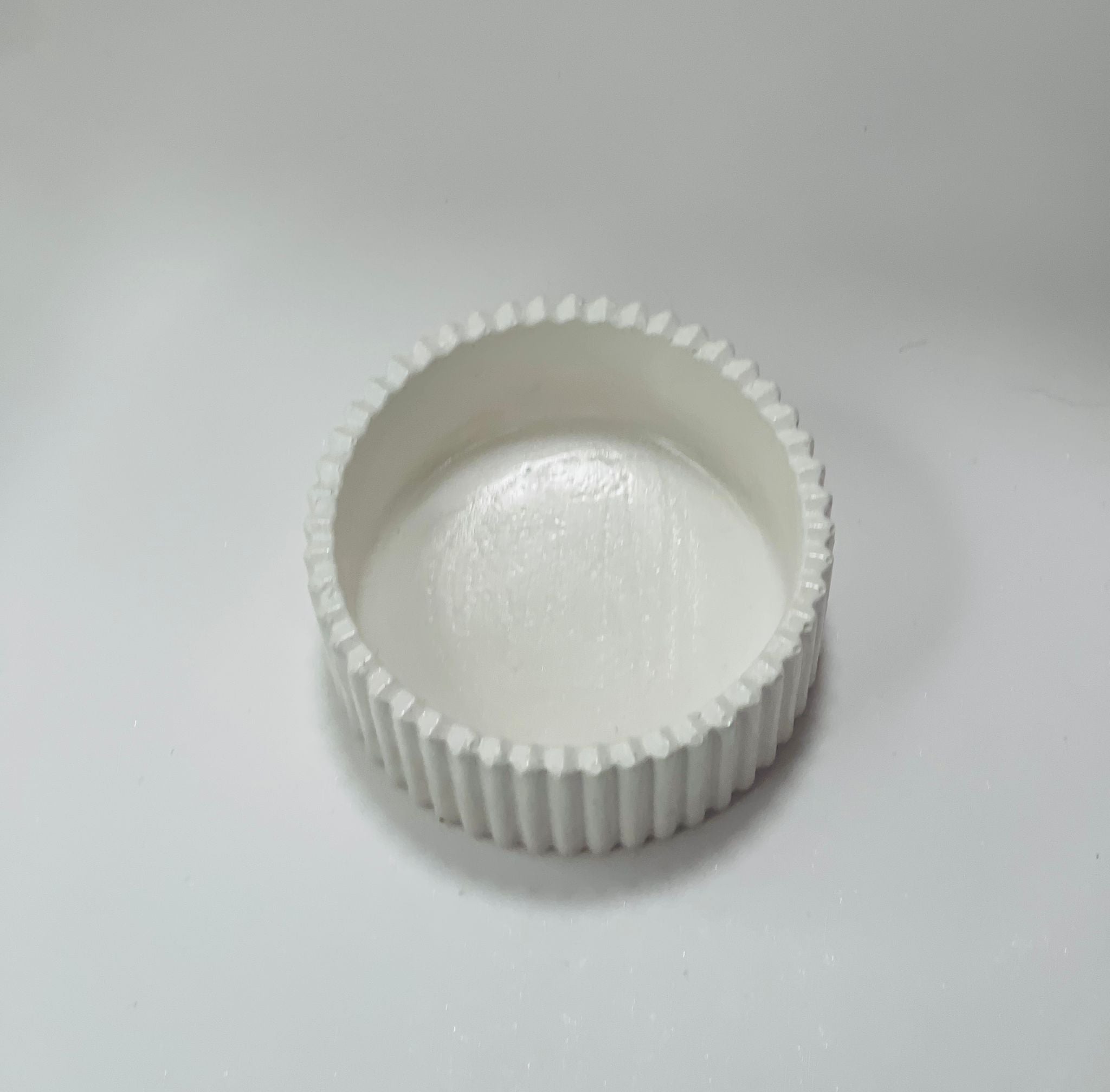 Ciotola ceramica rotonda - Peonia in cera