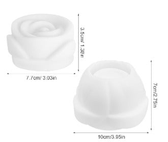 Supporto rigido per stampi in silicone - Rose