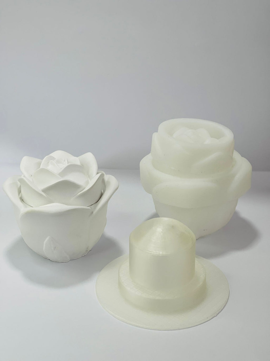 Supporto rigido per stampi in silicone - Rose