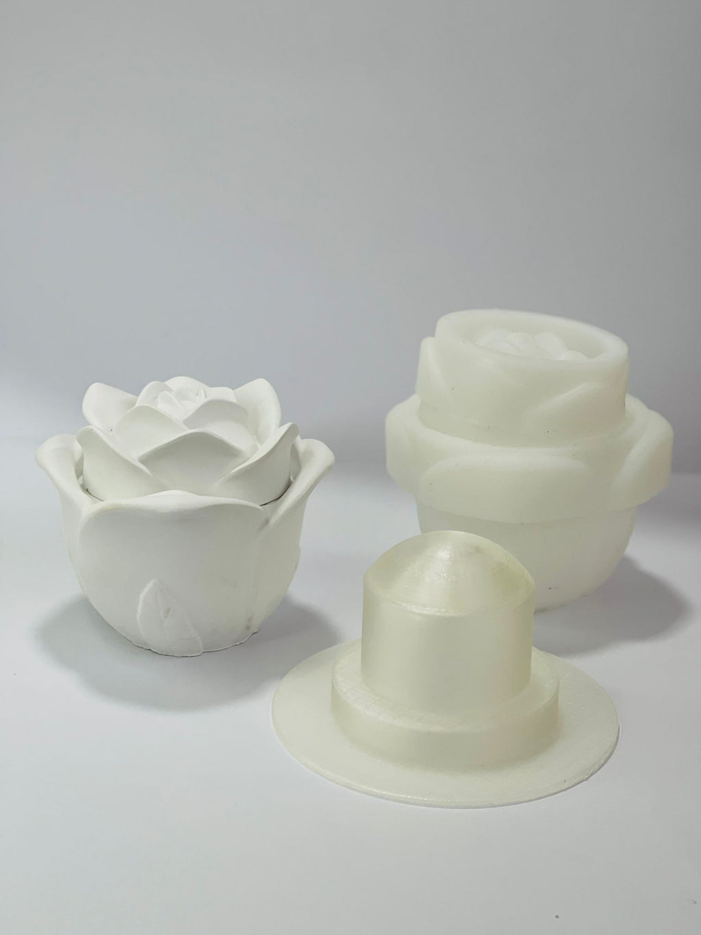 Supporto rigido per stampi in silicone - Rose