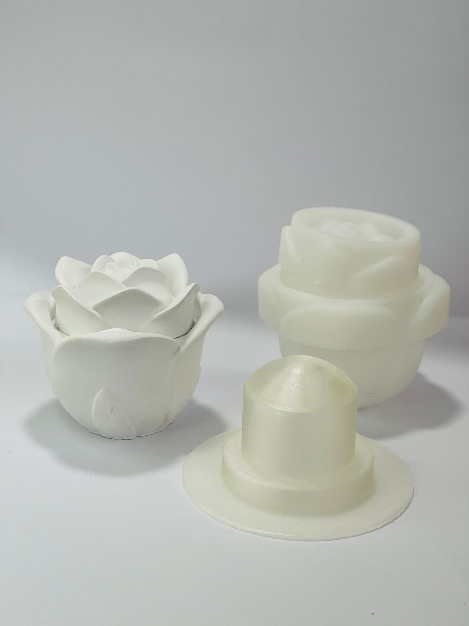 Supporto rigido per stampi in silicone - Rose