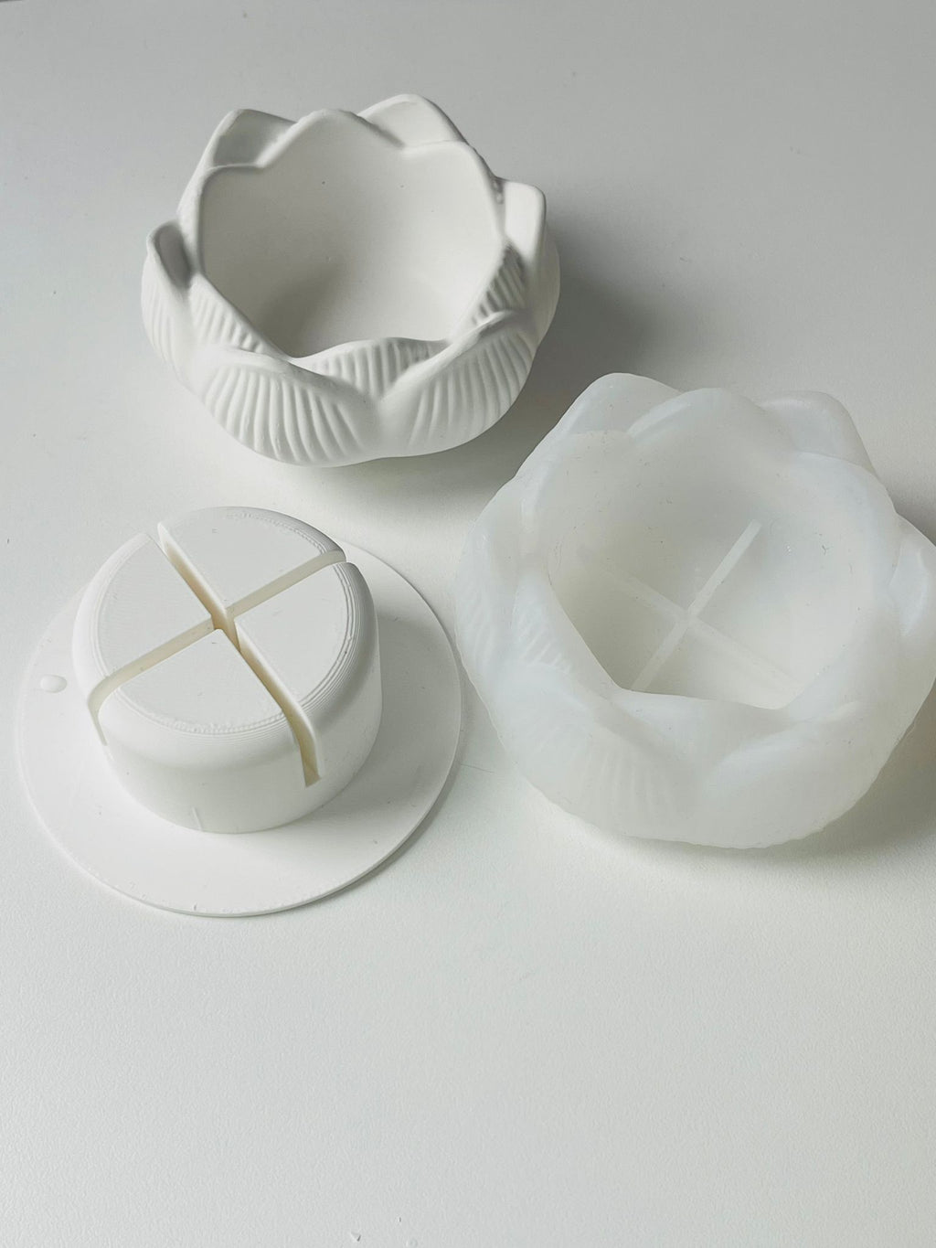 Supporto rigido per stampi in silicone - Lotus