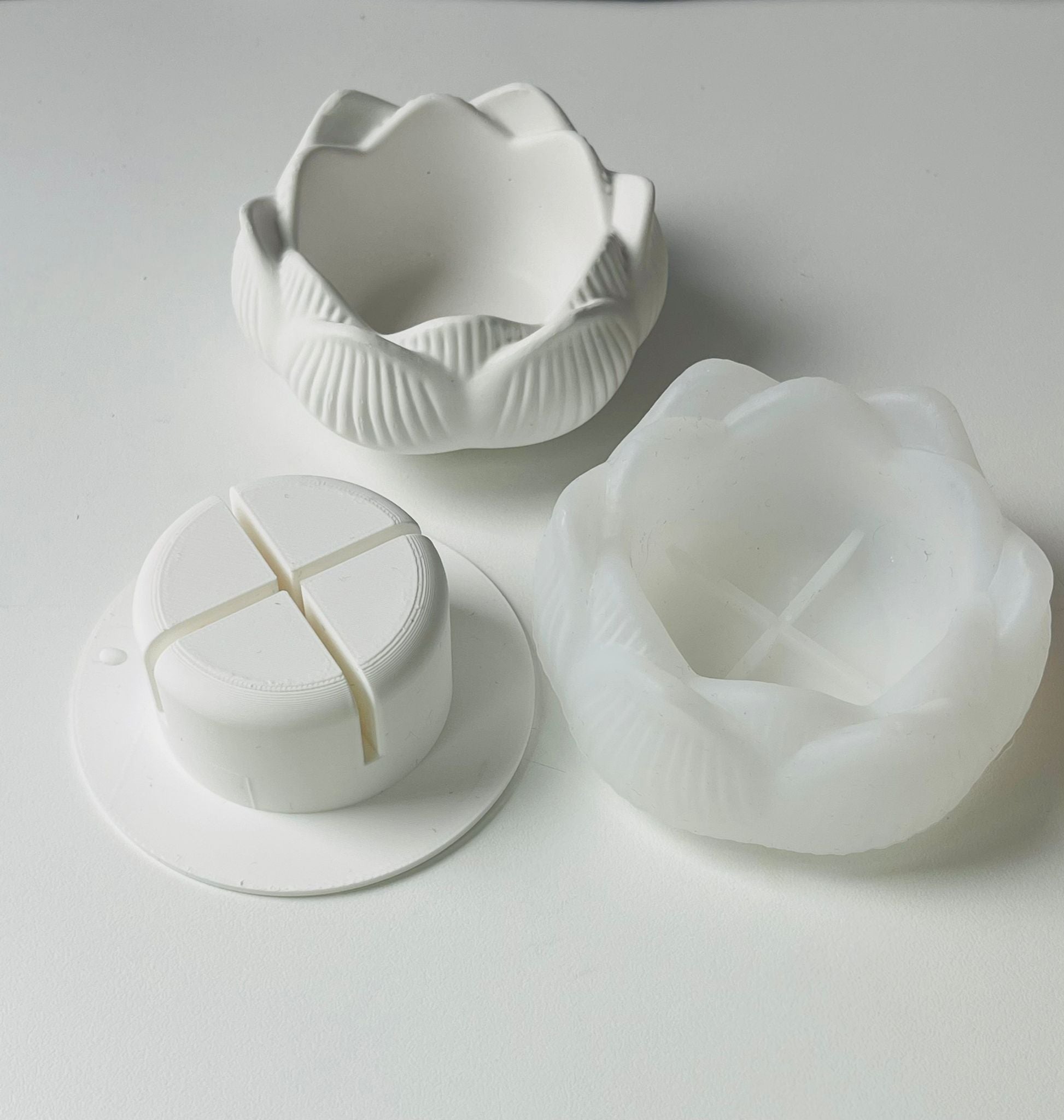 Supporto rigido per stampi in silicone - Lotus