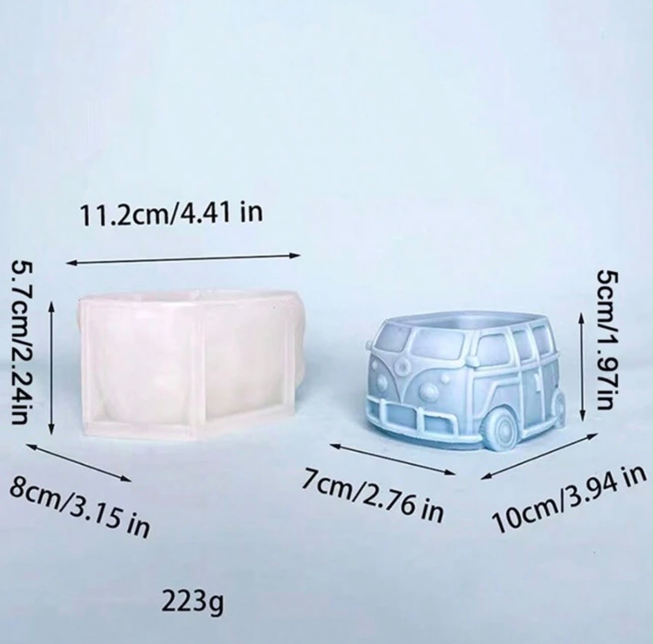 Supporto rigido per stampi in silicone - Bulli